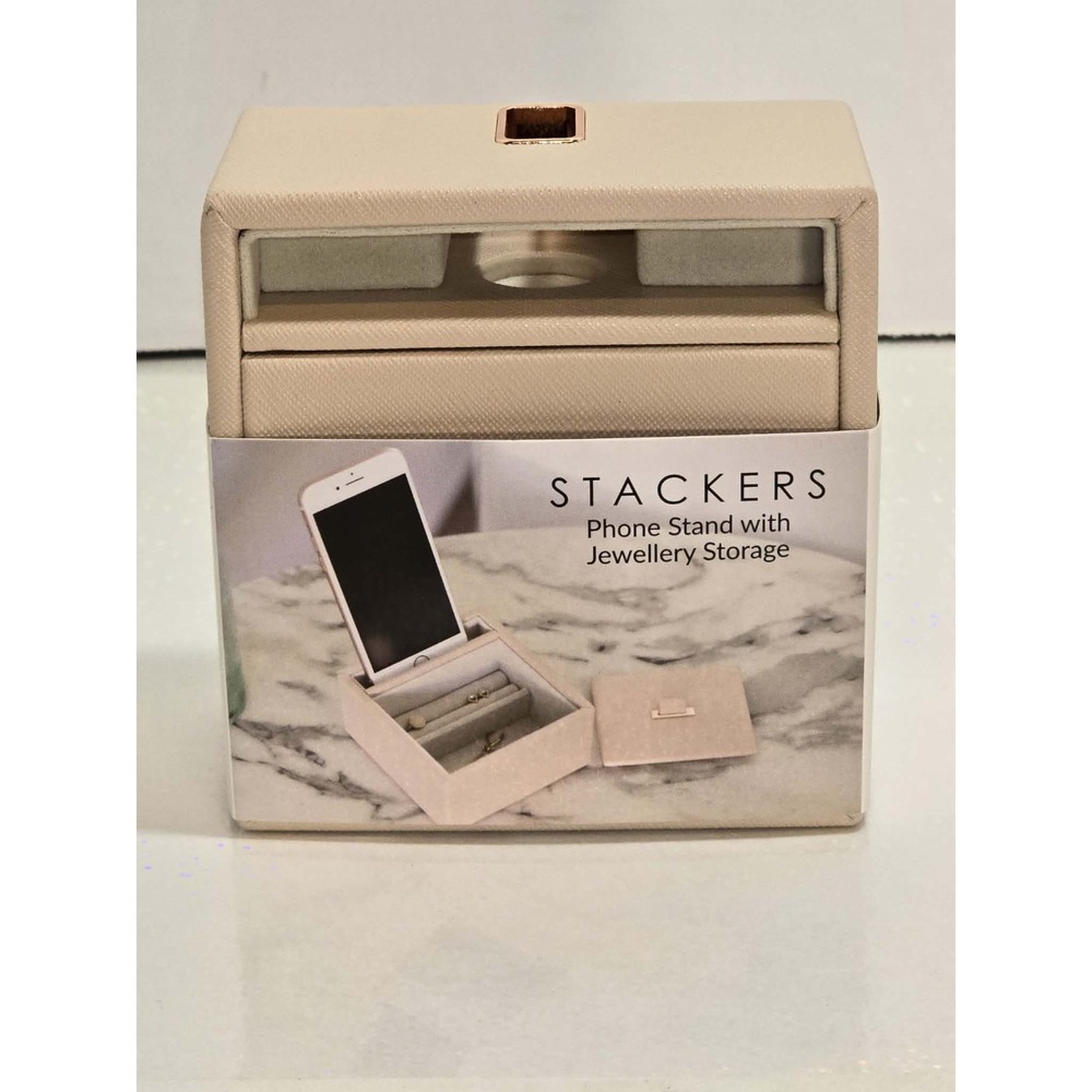 📱‎ Stackers Phone Stand & Jewelry Storage Box NIB Minimalist Organizer